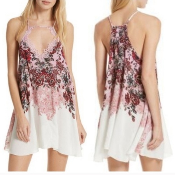 Free People Other - NEW Free People || Floral Haze Mini Slip